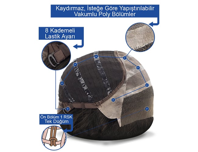 S-Well Arap-A Full Man | Erkek Protez Saç Modeli 2